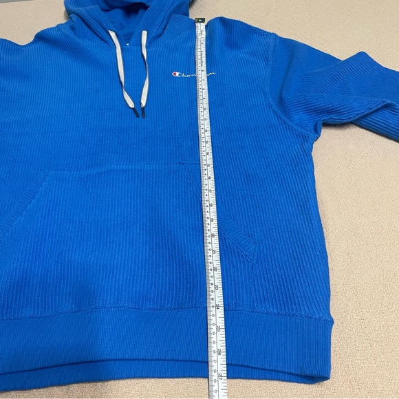 Champion Corded Campus Women’s Blue Hoodie - Picture 6 of 15